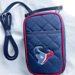 **SALE** Houston Texans Quilted Crossbody Purse
